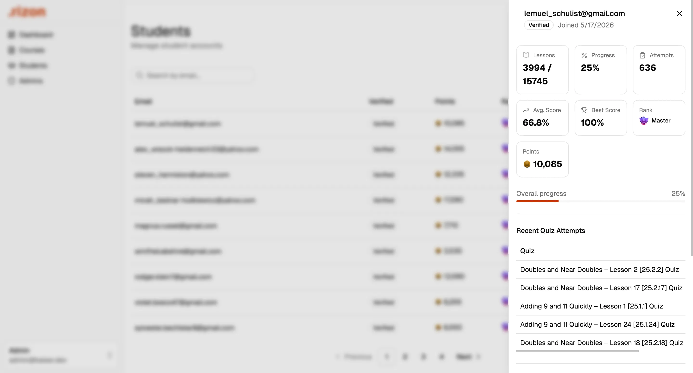 Kaiser Math Platform — screen 9