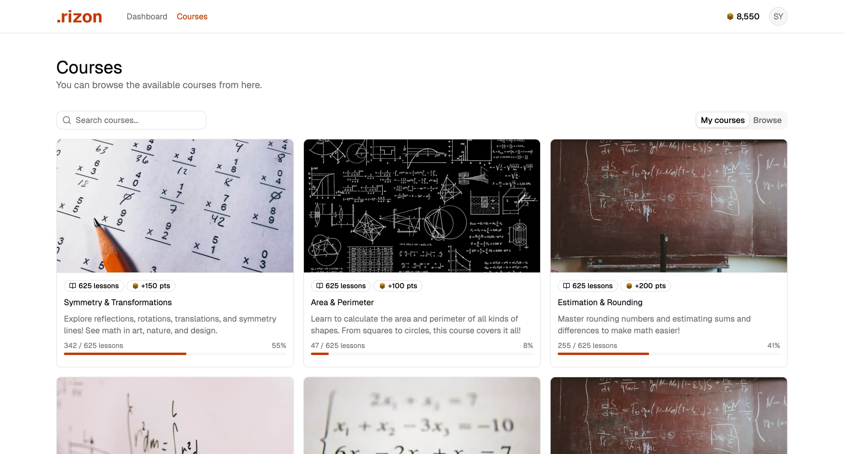 Kaiser Math Platform — screen 13